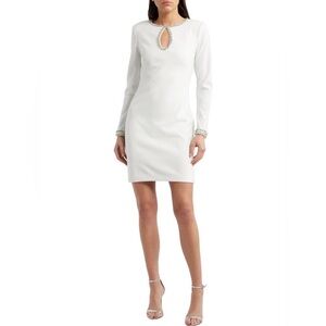 Vince Camuto Embellished Long Sleeve Cocktail Dress - NWT - Size 4